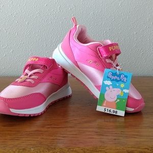 Girls Peppa Pig Tennis Shoes